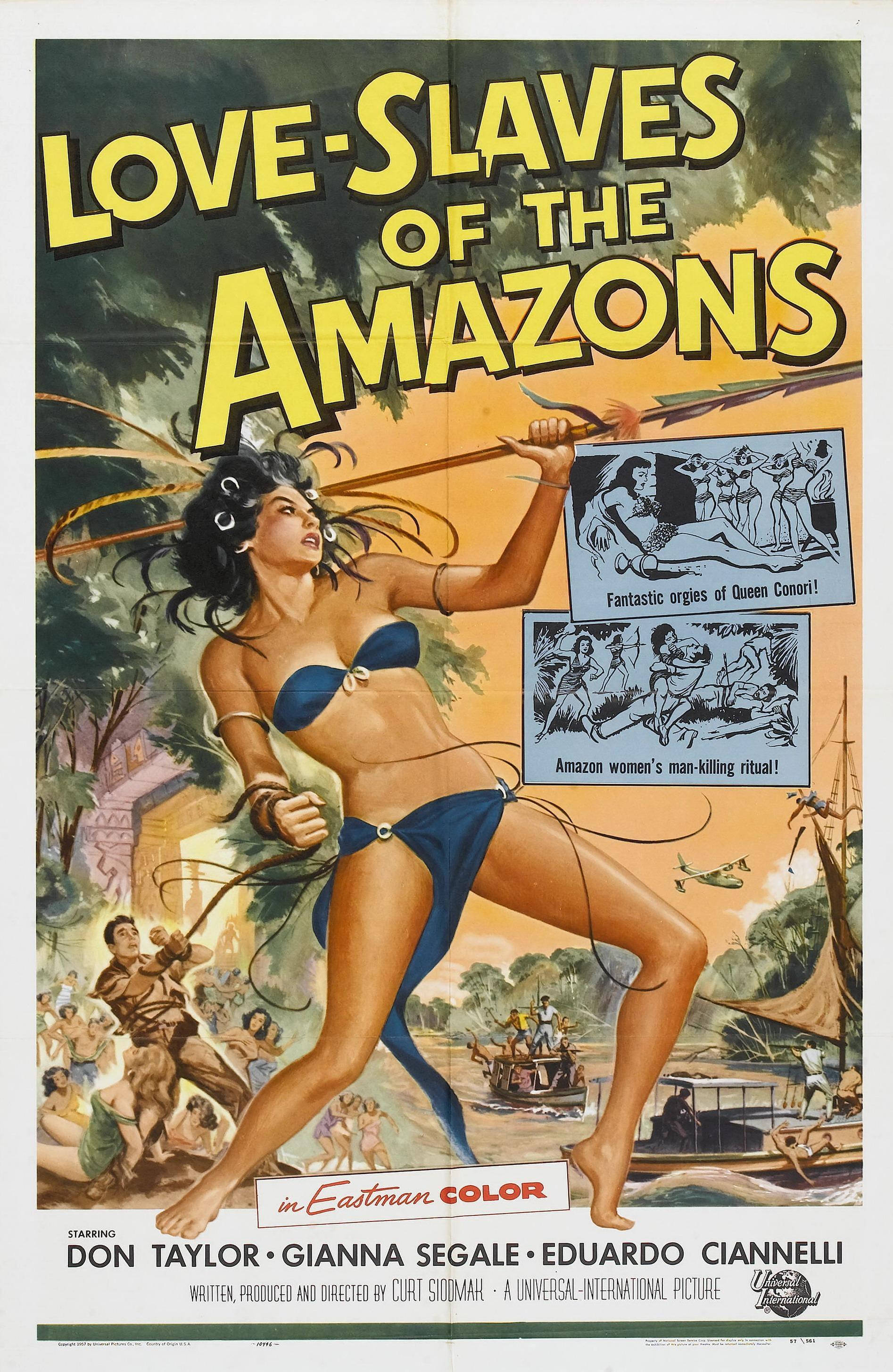 Постер фильма Love Slaves of the Amazons