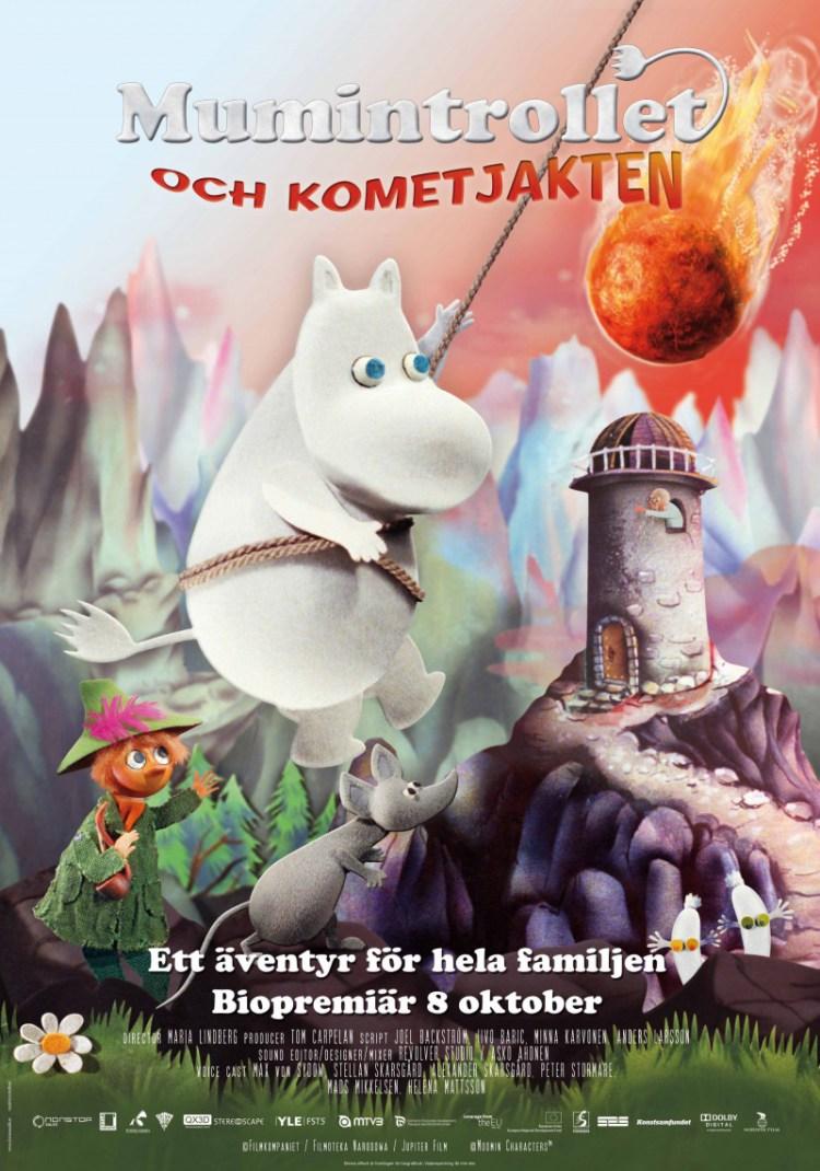 Постер фильма Муми-тролли и комета | Muumi ja punainen pyrstötähti