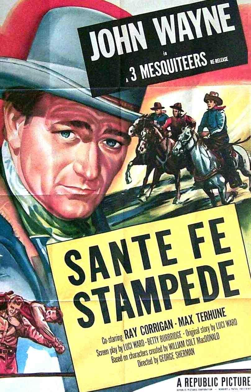 Постер фильма Паническое бегство из Санта-Фе | Santa Fe Stampede