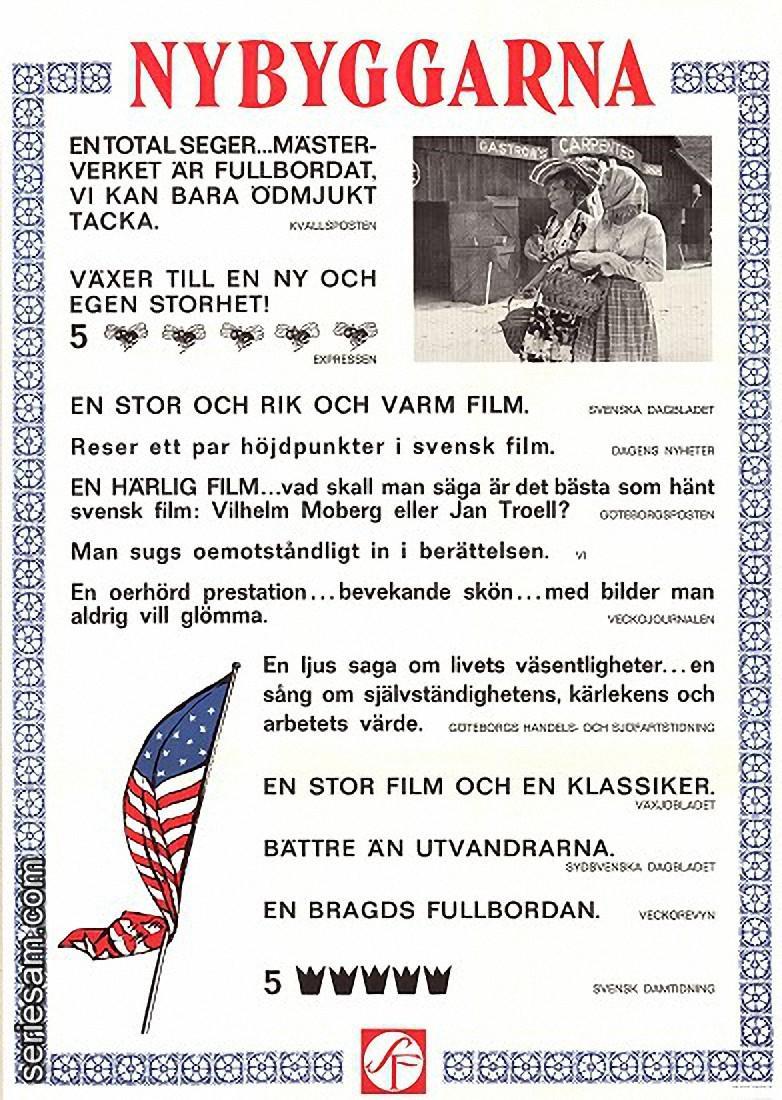Постер фильма Поселенцы | Nybyggarna