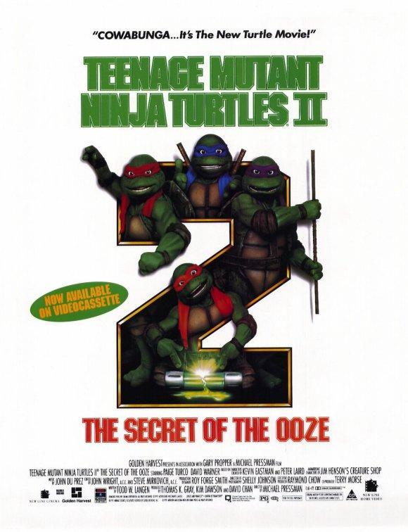 Постер фильма Черепашки ниндзя 2: Секрет Ила | Teenage Mutant Ninja Turtles II: The Secret of the Ooze