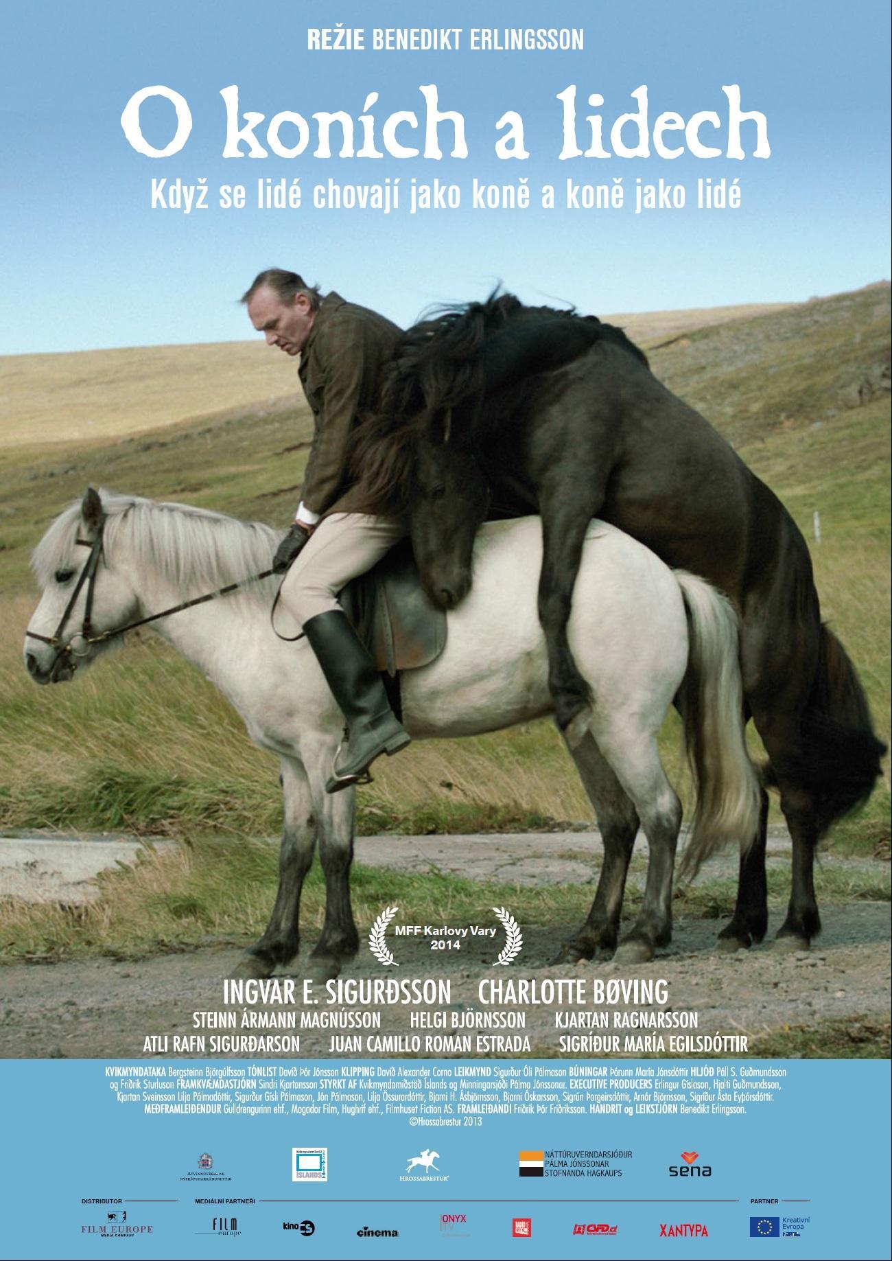 Постер фильма О лошадях и людях | Hross í oss