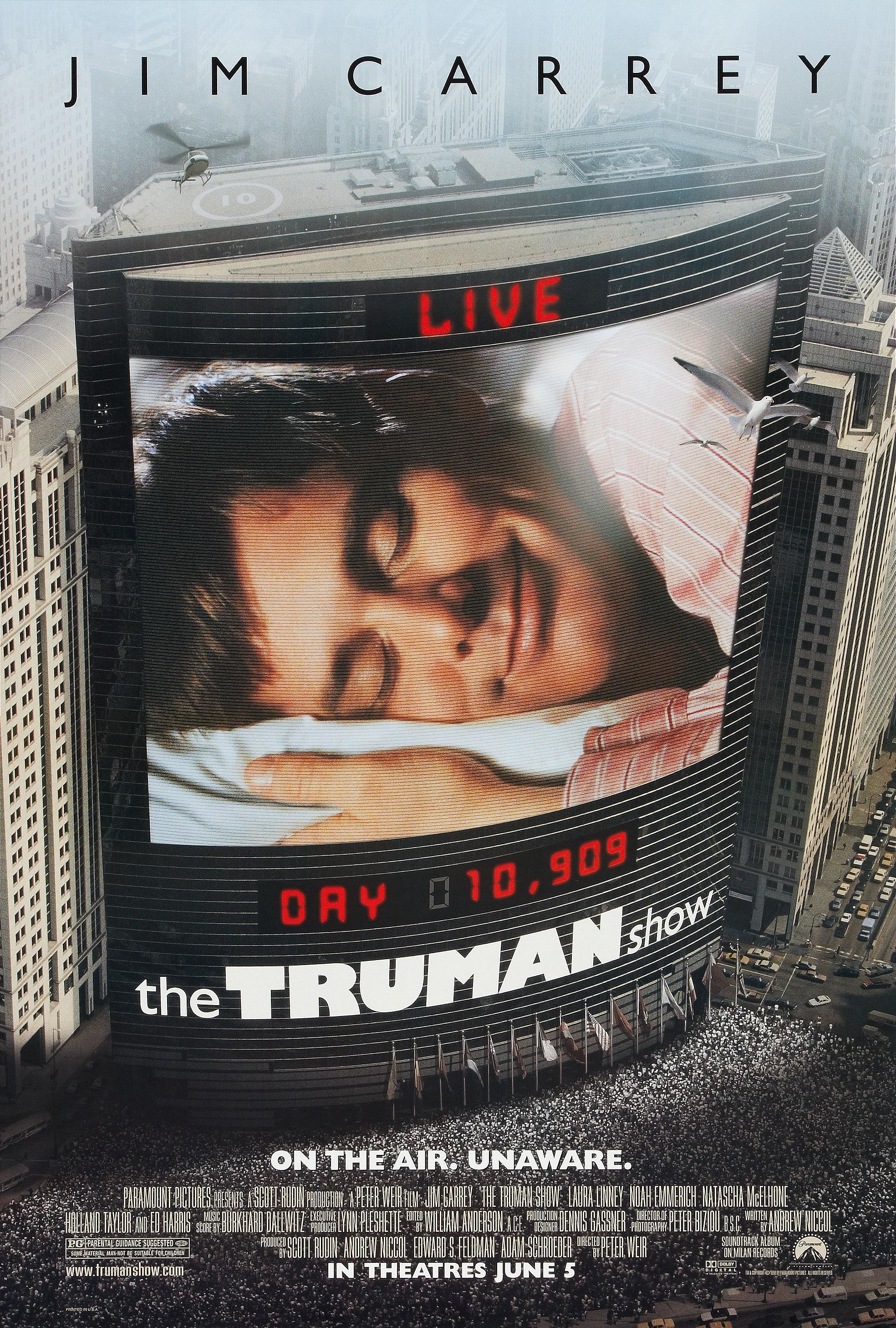 Постер фильма Шоу Трумана | Truman Show