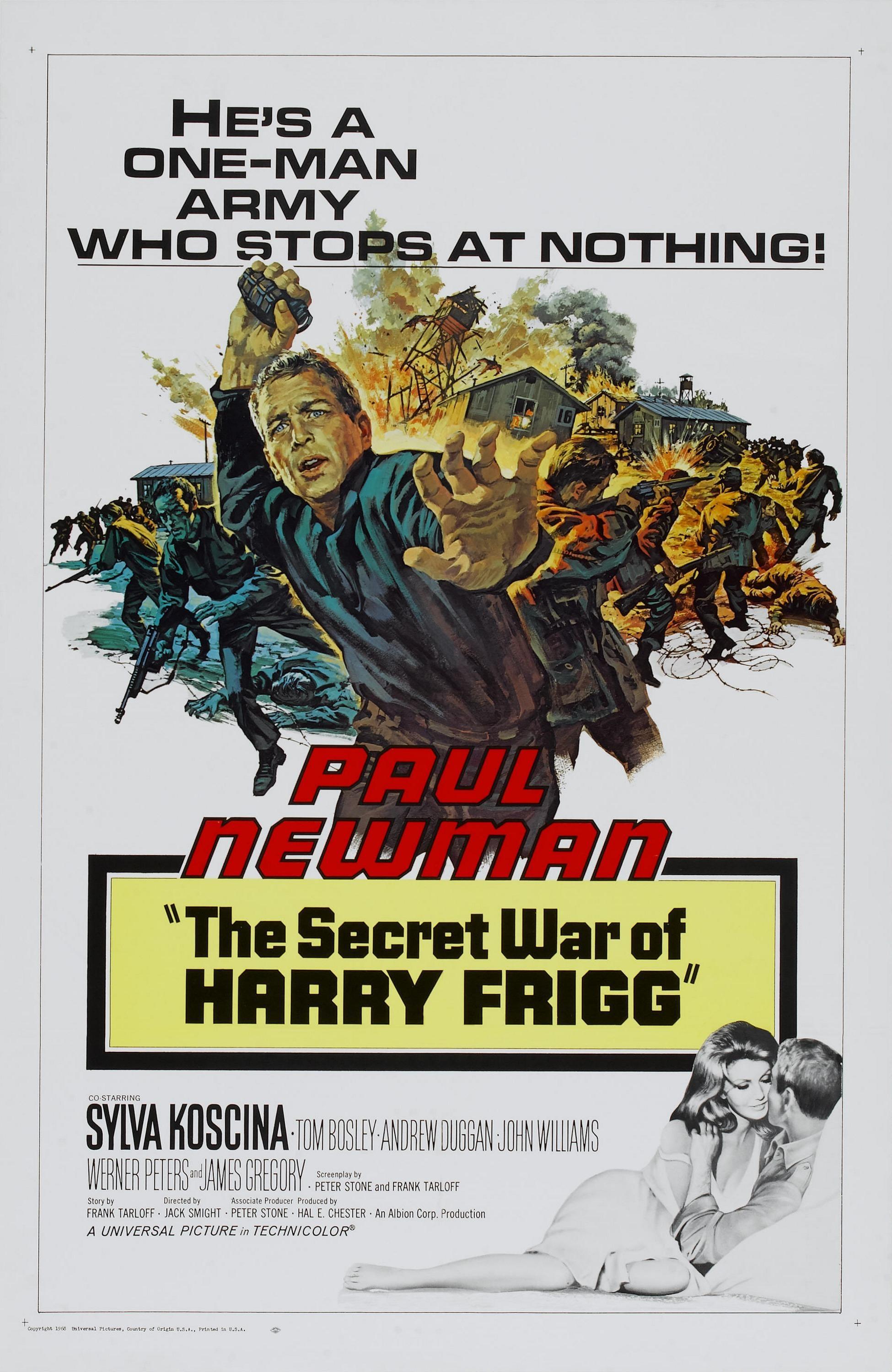 Постер фильма Тайная война Гарри Фригга | Secret War of Harry Frigg