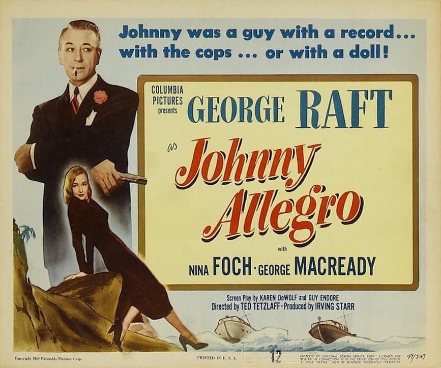 Постер фильма Johnny Allegro