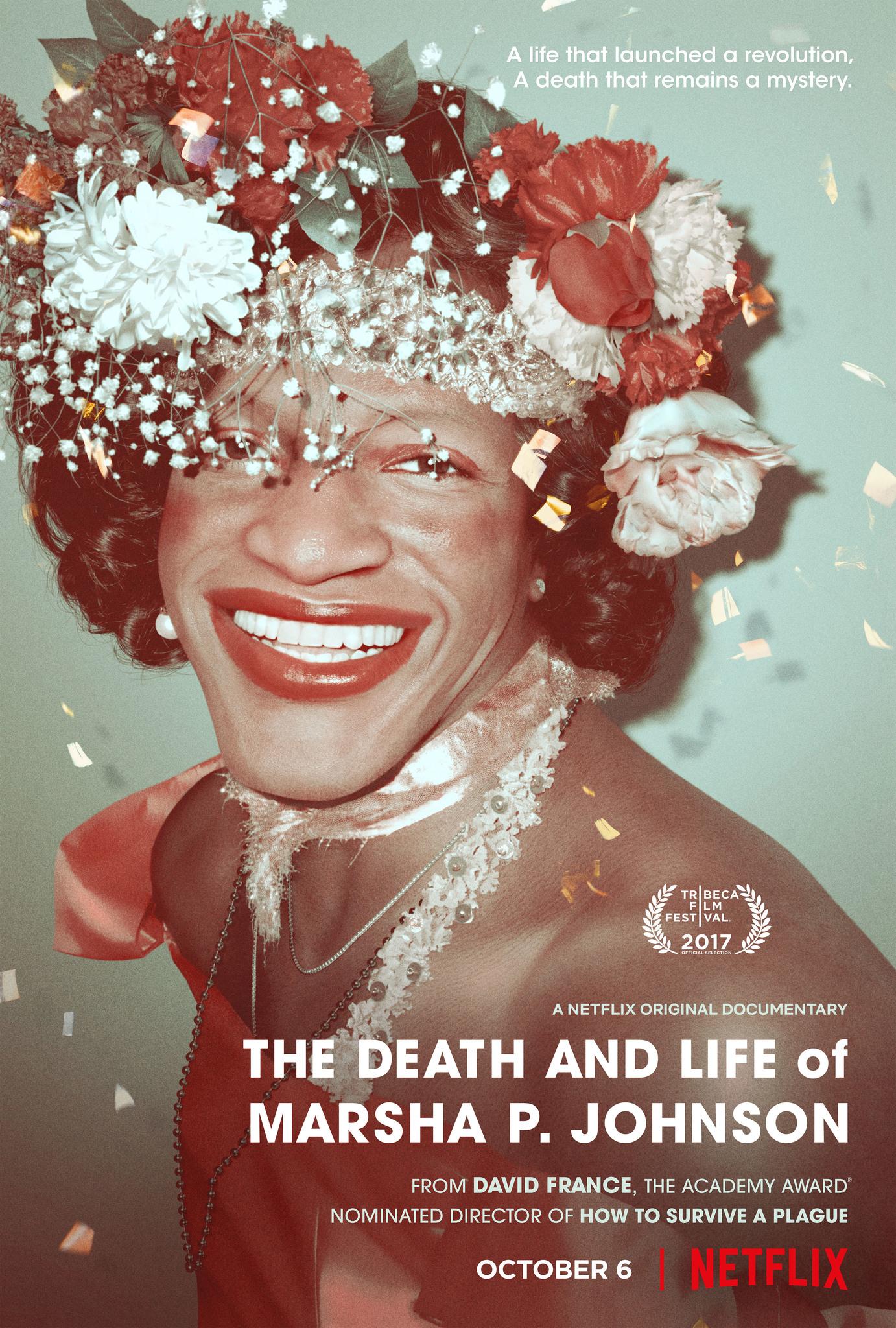 Постер фильма The Death and Life of Marsha P. Johnson 