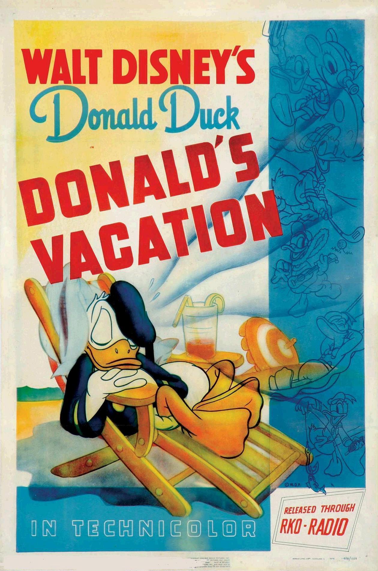 Постер фильма Donald's Vacation