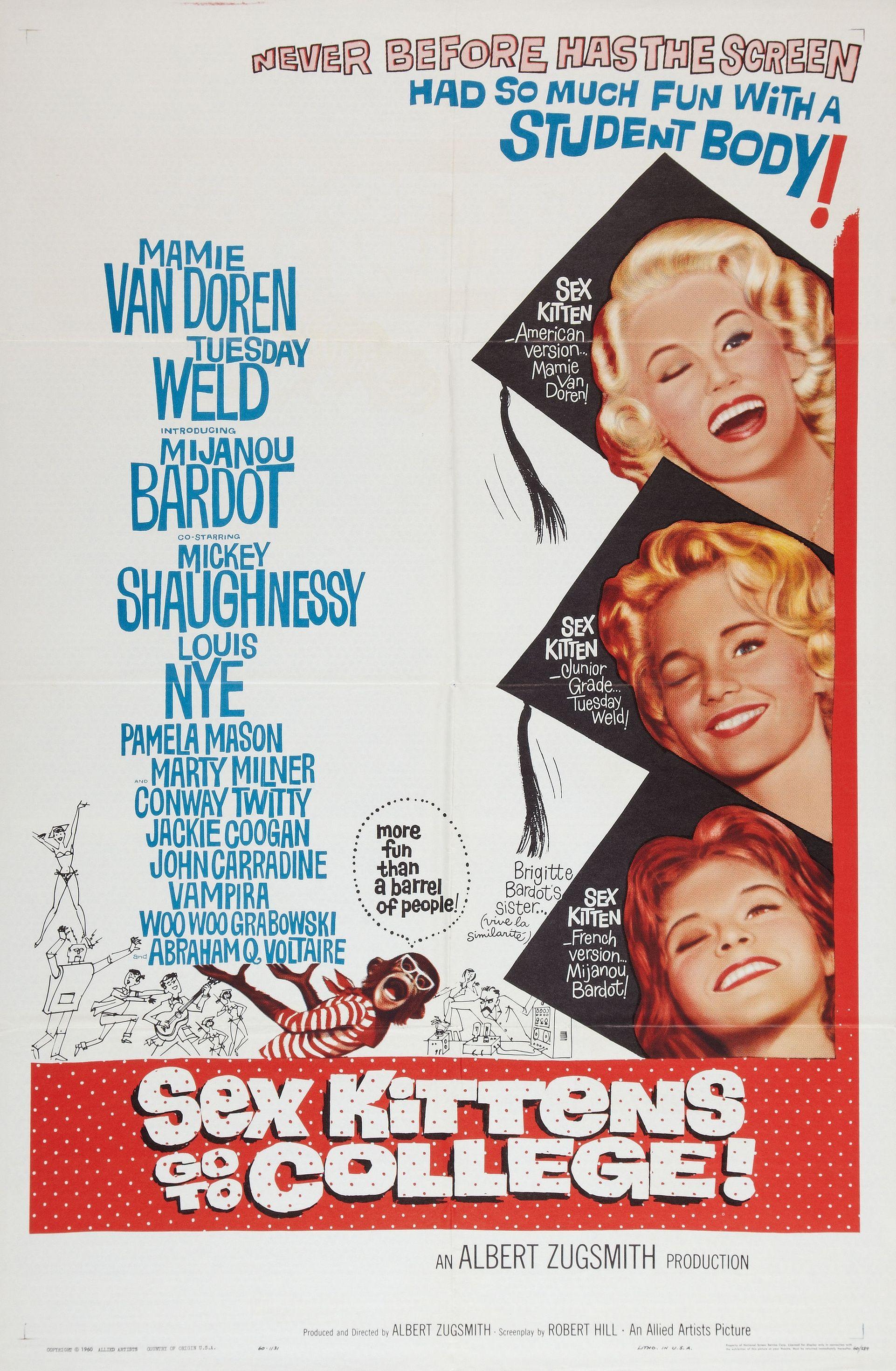 Постер фильма Sex Kittens Go to College