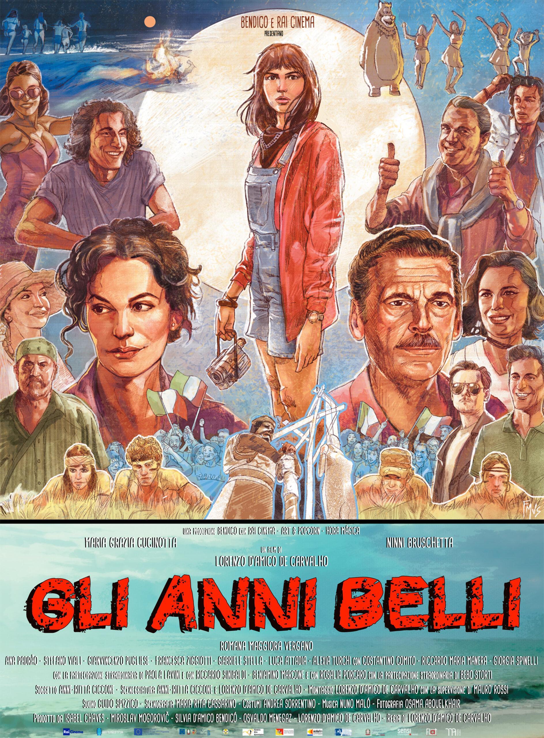 Постер фильма Моё итальянское лето | Gli anni belli