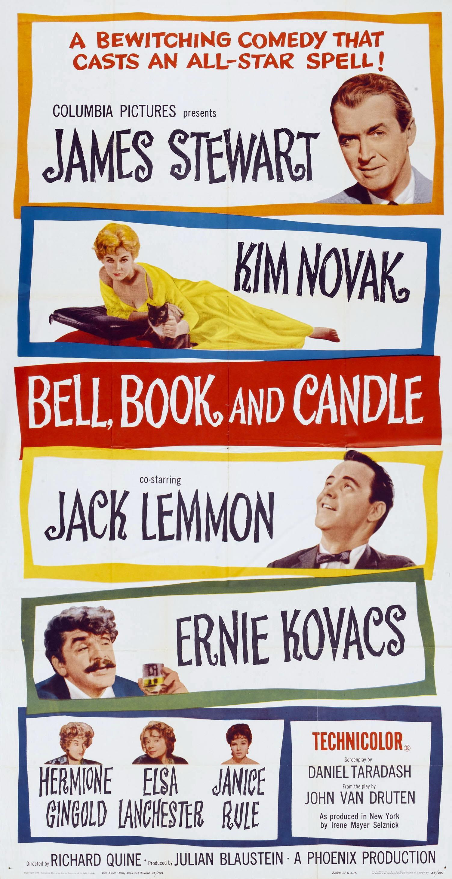 Постер фильма Колокол, книга и свеча | Bell Book and Candle