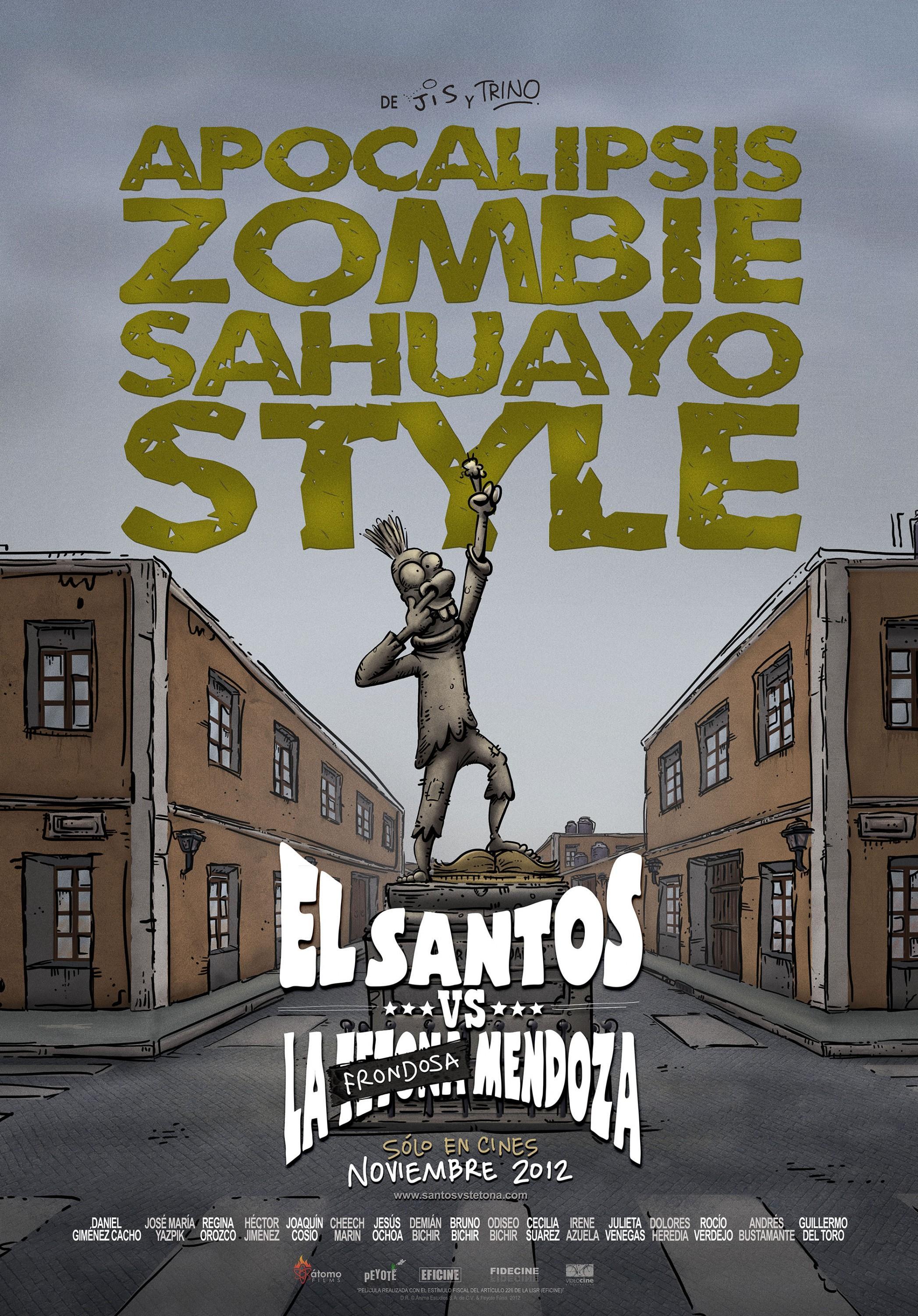 Постер фильма Святые против грудастой Мендозы | El Santos VS la Tetona Mendoza