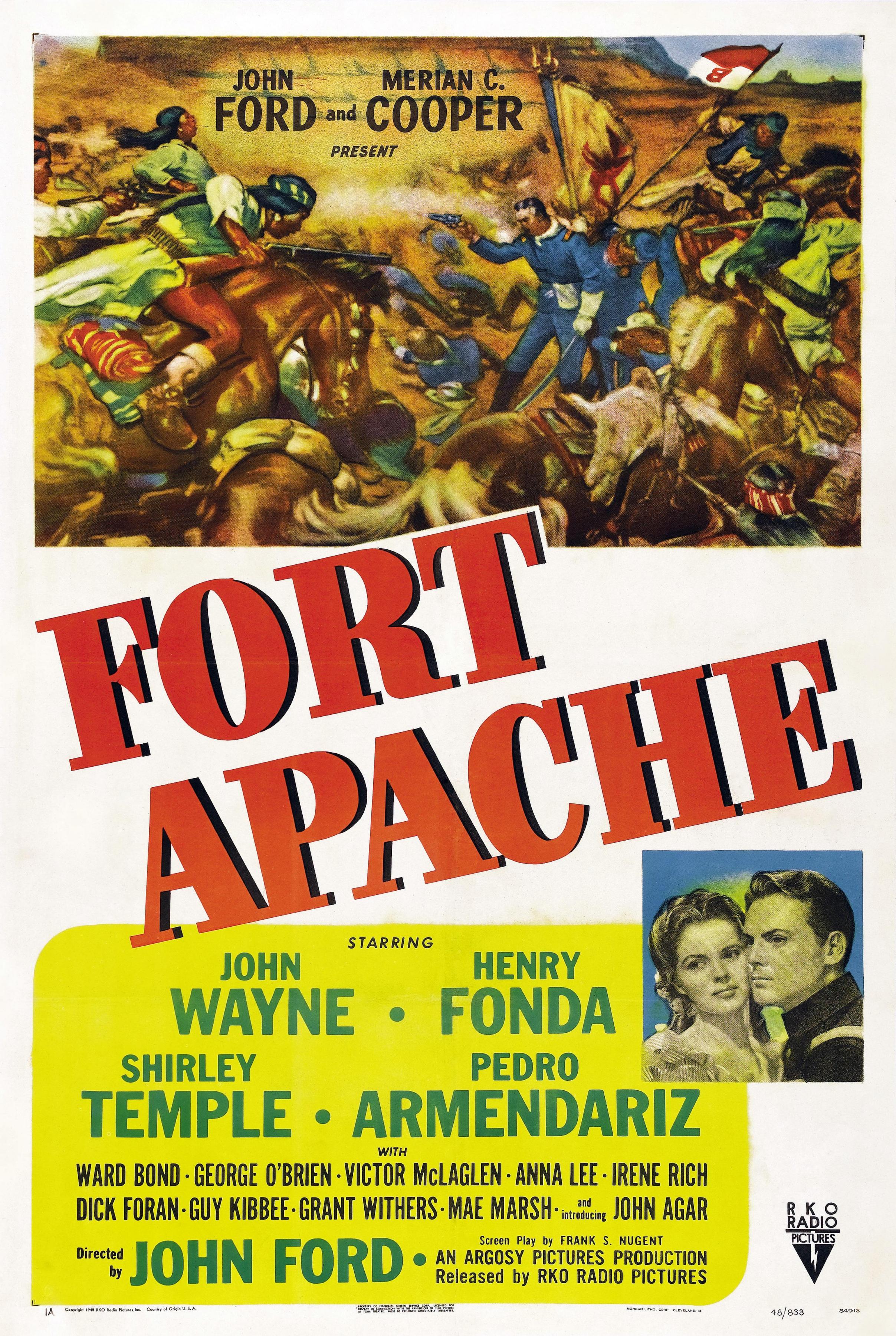 Постер фильма Форт Апачи | Fort Apache