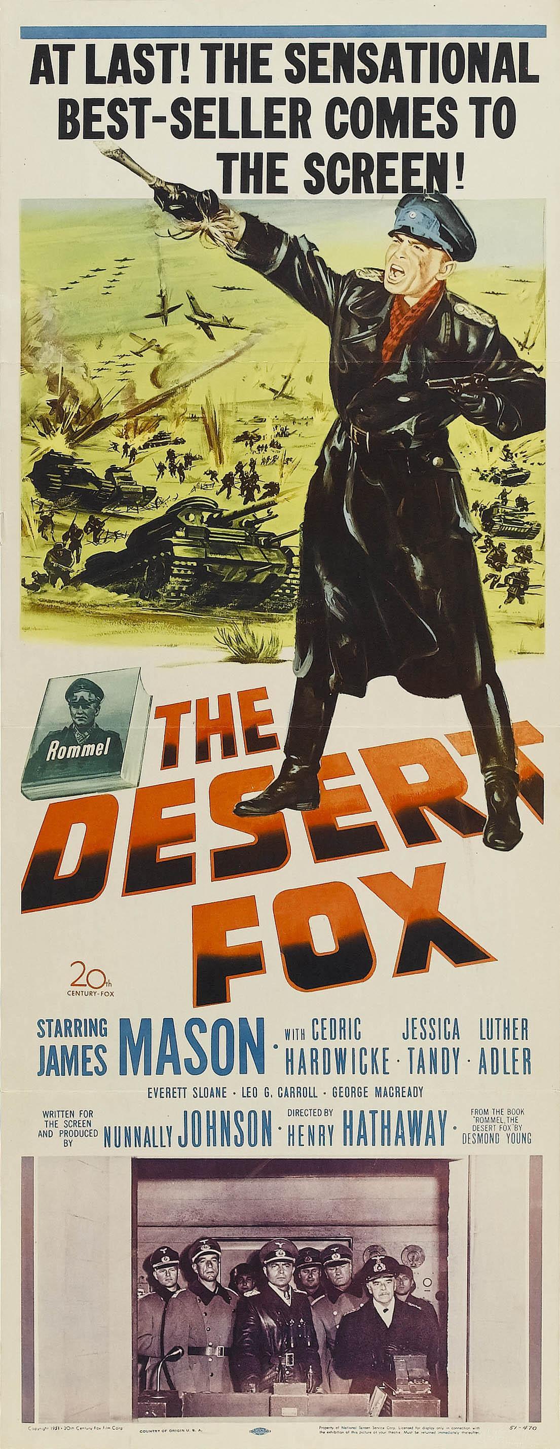 Постер фильма Лис пустыни | Desert Fox: The Story of Rommel