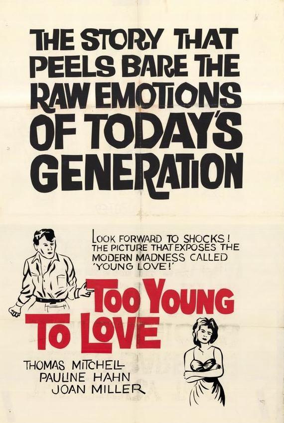 Постер фильма Too Young to Love