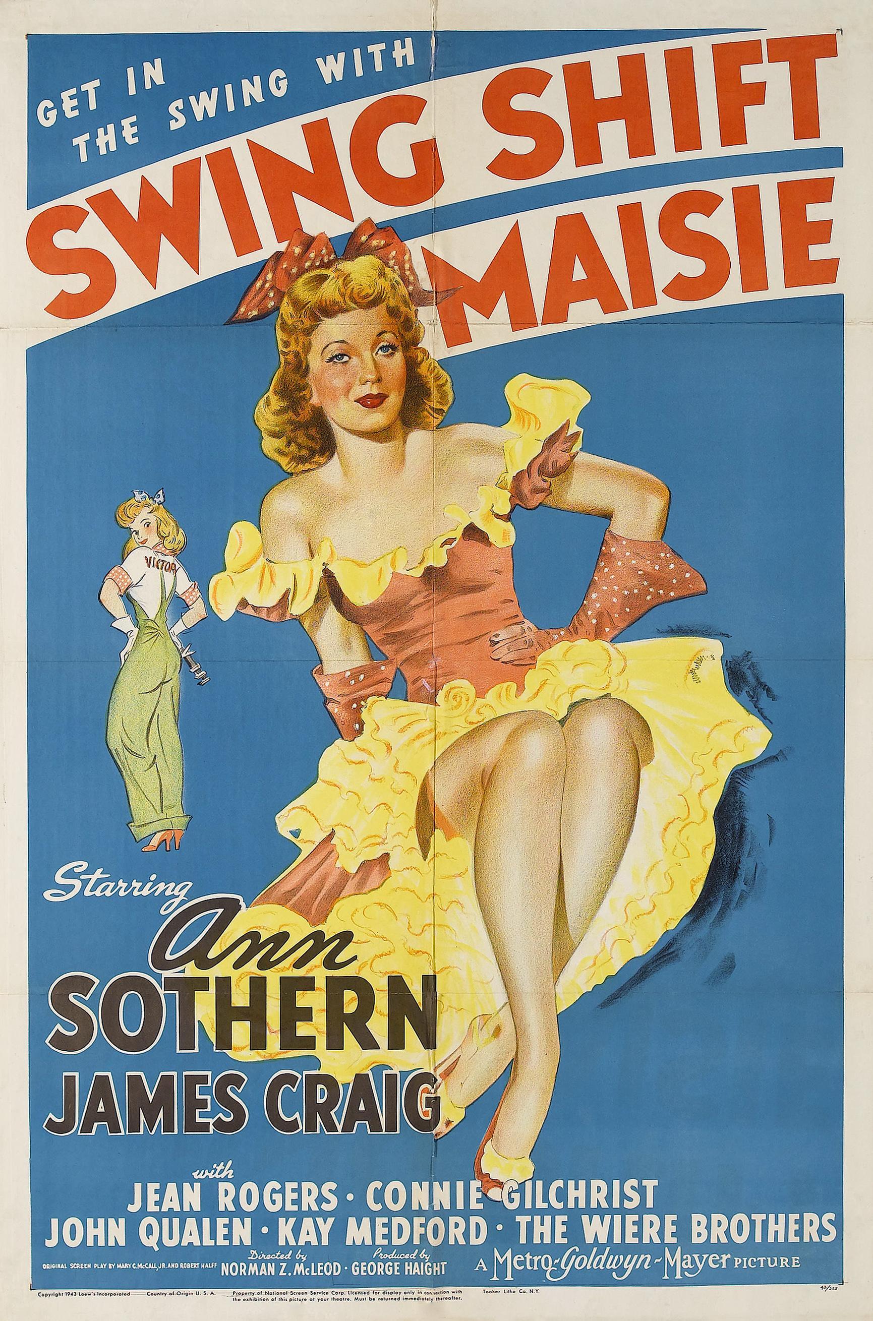 Постер фильма Swing Shift Maisie