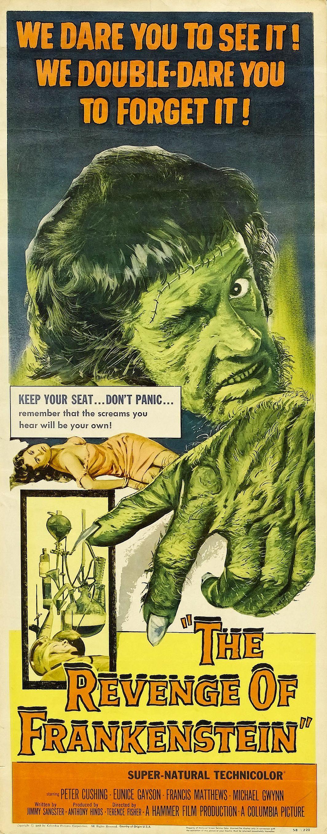 Постер фильма Месть Франкенштейна | Revenge of Frankenstein