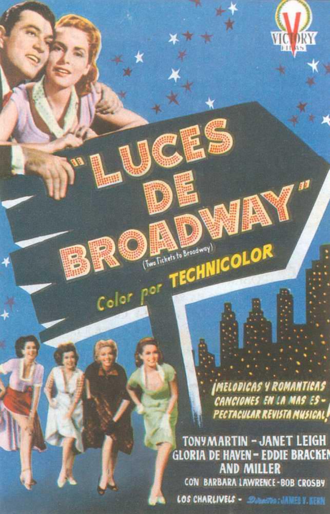 Постер фильма Два билета на Бродвей | Two Tickets to Broadway