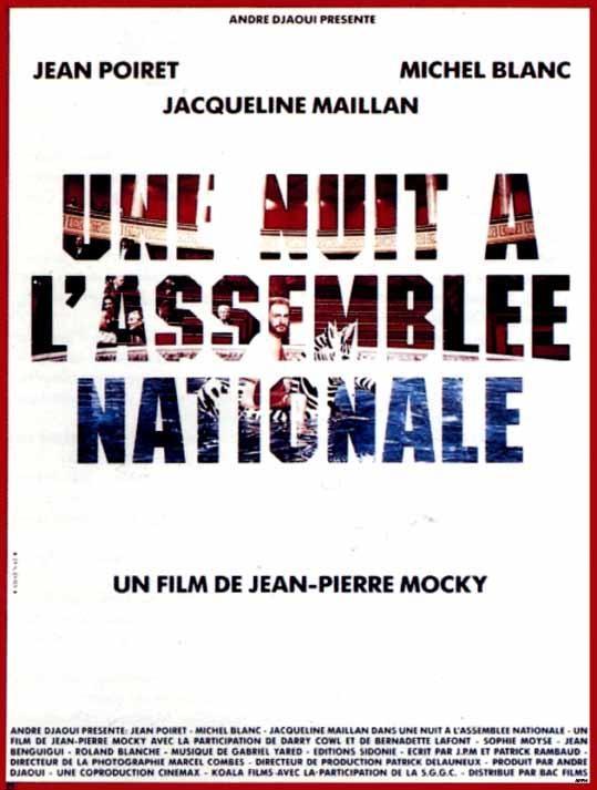 Постер фильма Ночь в национальной ассамблее | nuit à l'Assemblée Nationale