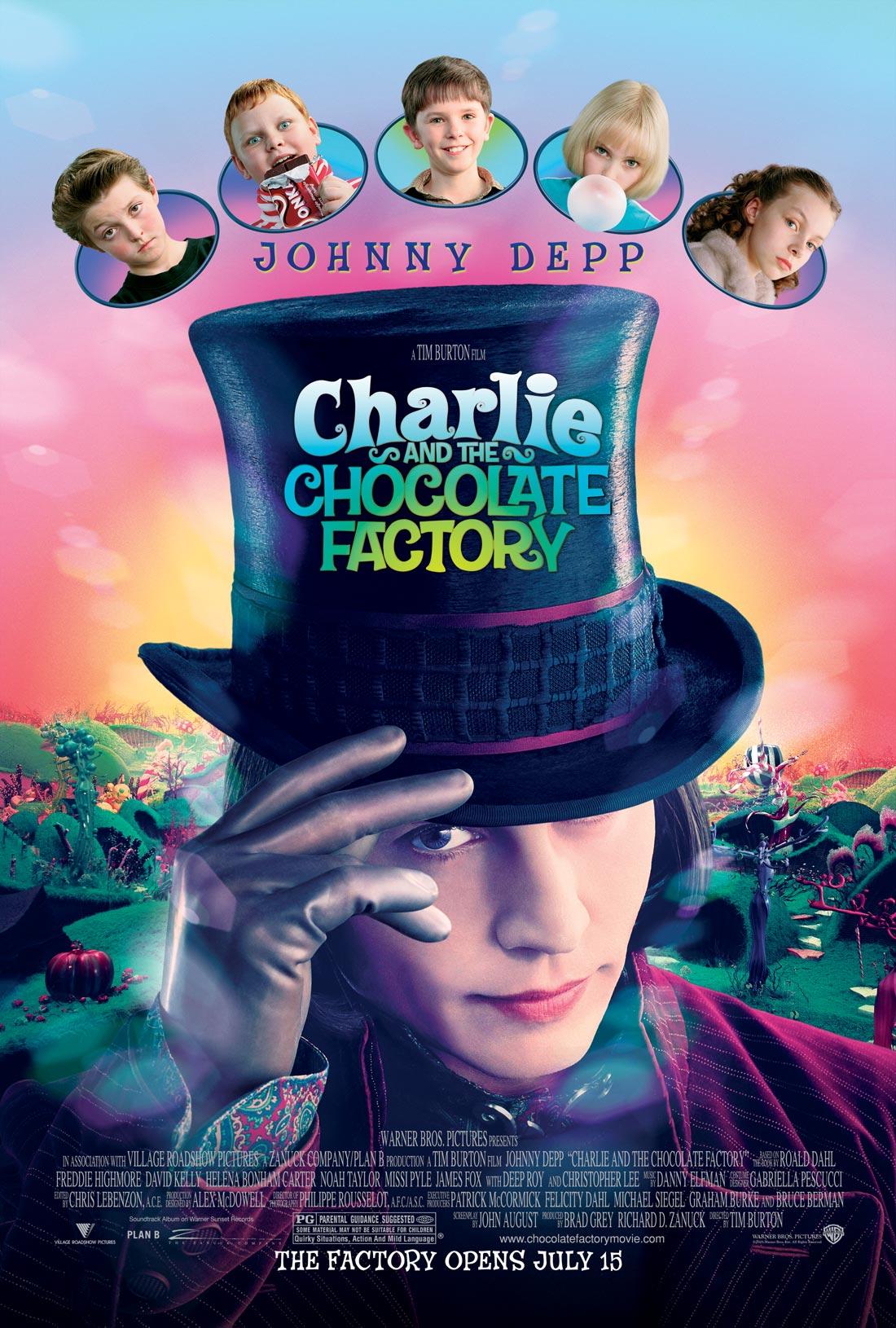 Постер фильма Чарли и шоколадная фабрика | Charlie and the Chocolate Factory