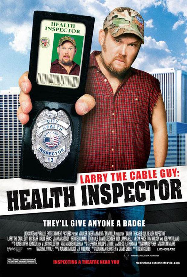 Постер фильма Ларри-кабельщик | Larry the Cable Guy: Health Inspector