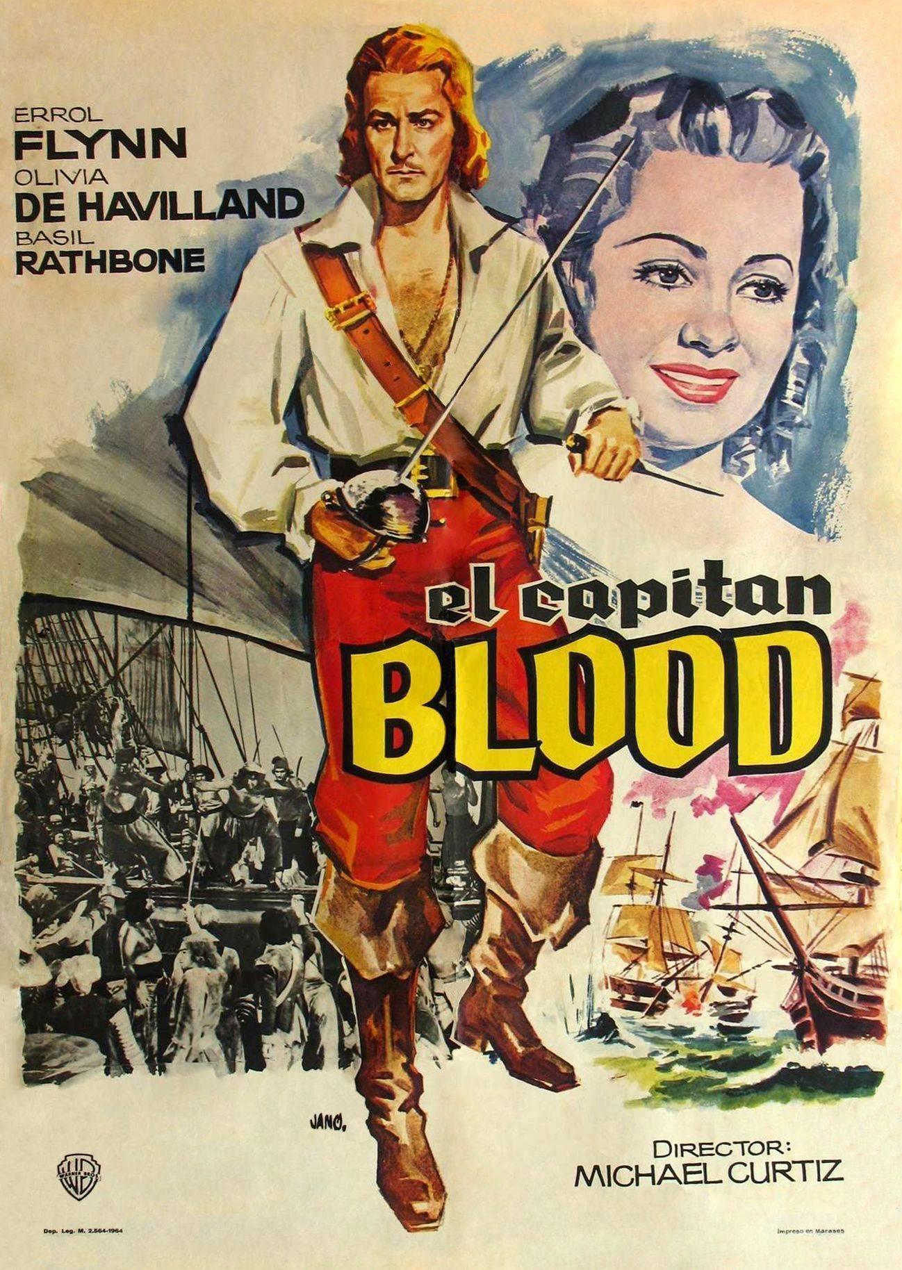 Постер фильма Одиссея Капитана Блада | Captain Blood
