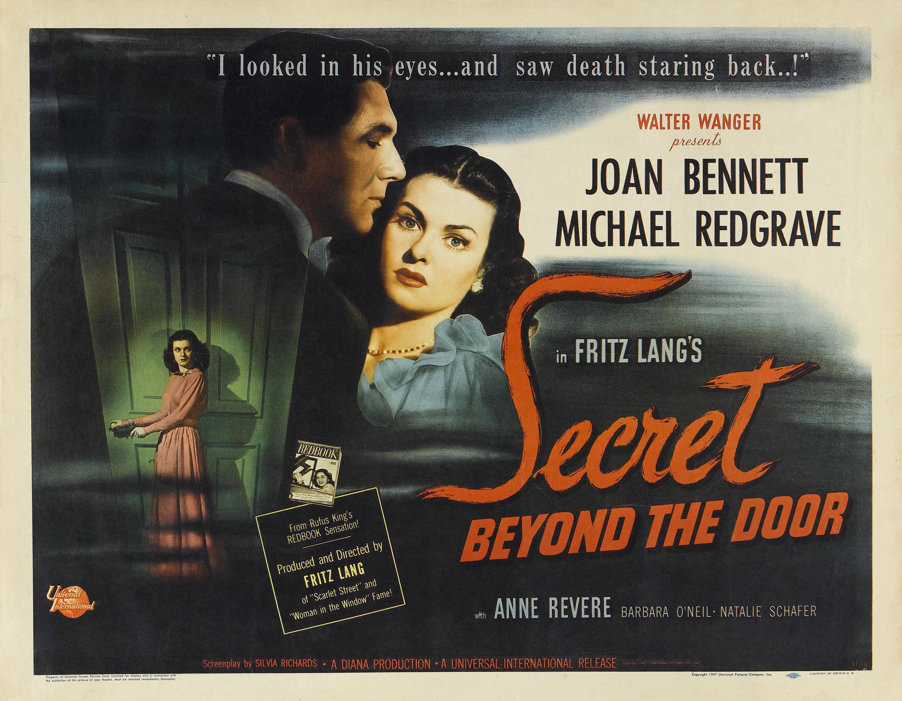 Постер фильма Тайна за дверью | Secret Beyond the Door...