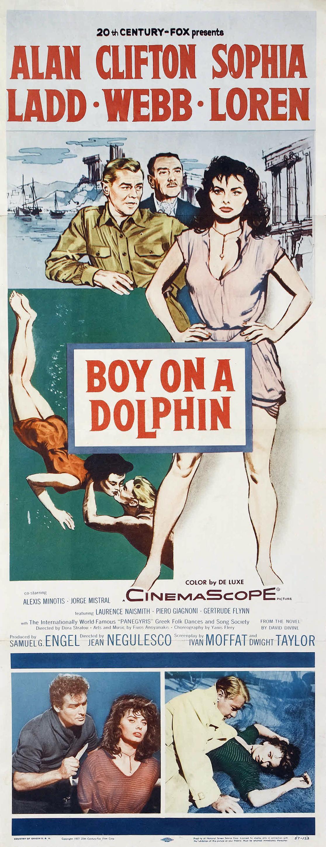 Постер фильма Мальчик на дельфине | Boy on a Dolphin