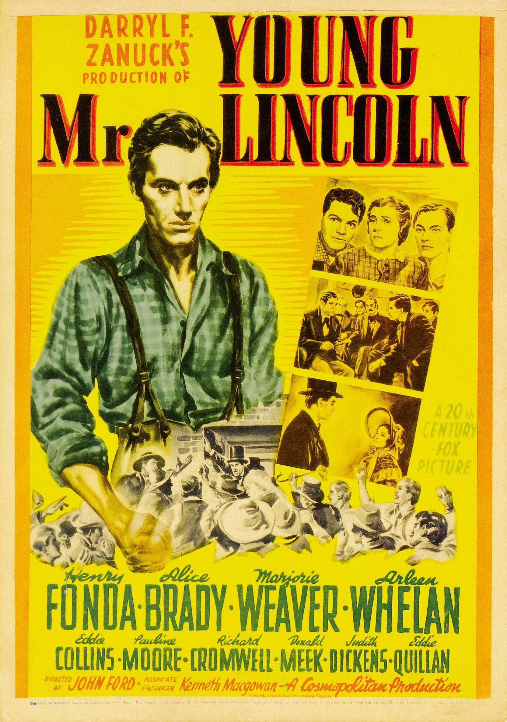 Постер фильма Молодой мистер Линкольн | Young Mr. Lincoln