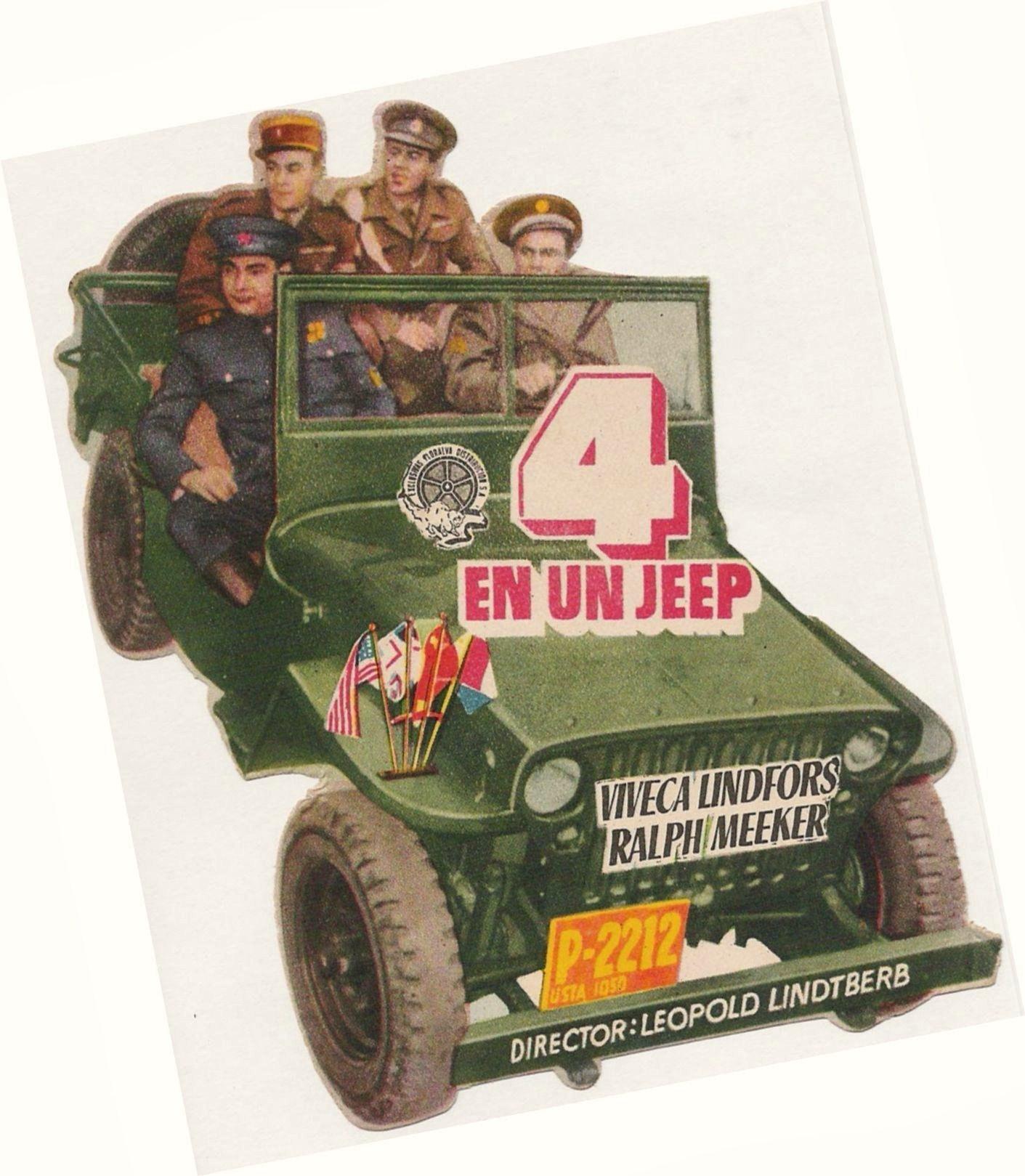 Постер фильма Четверо в джипе | Vier im Jeep