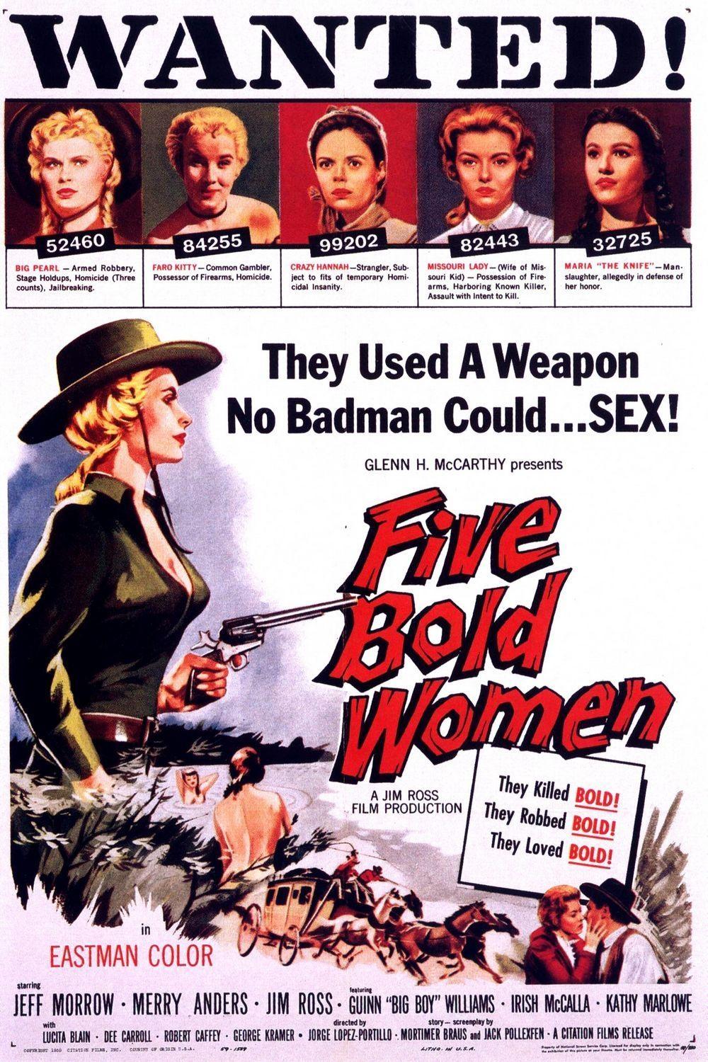 Постер фильма Five Bold Women