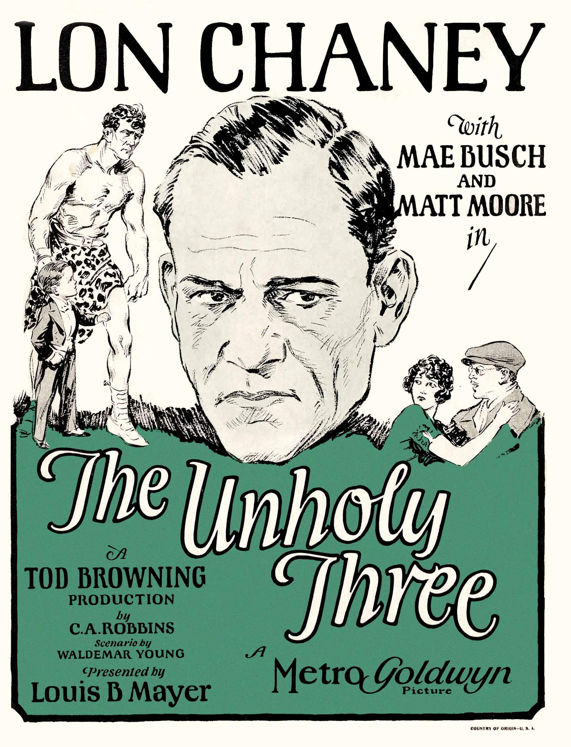 Постер фильма Unholy Three