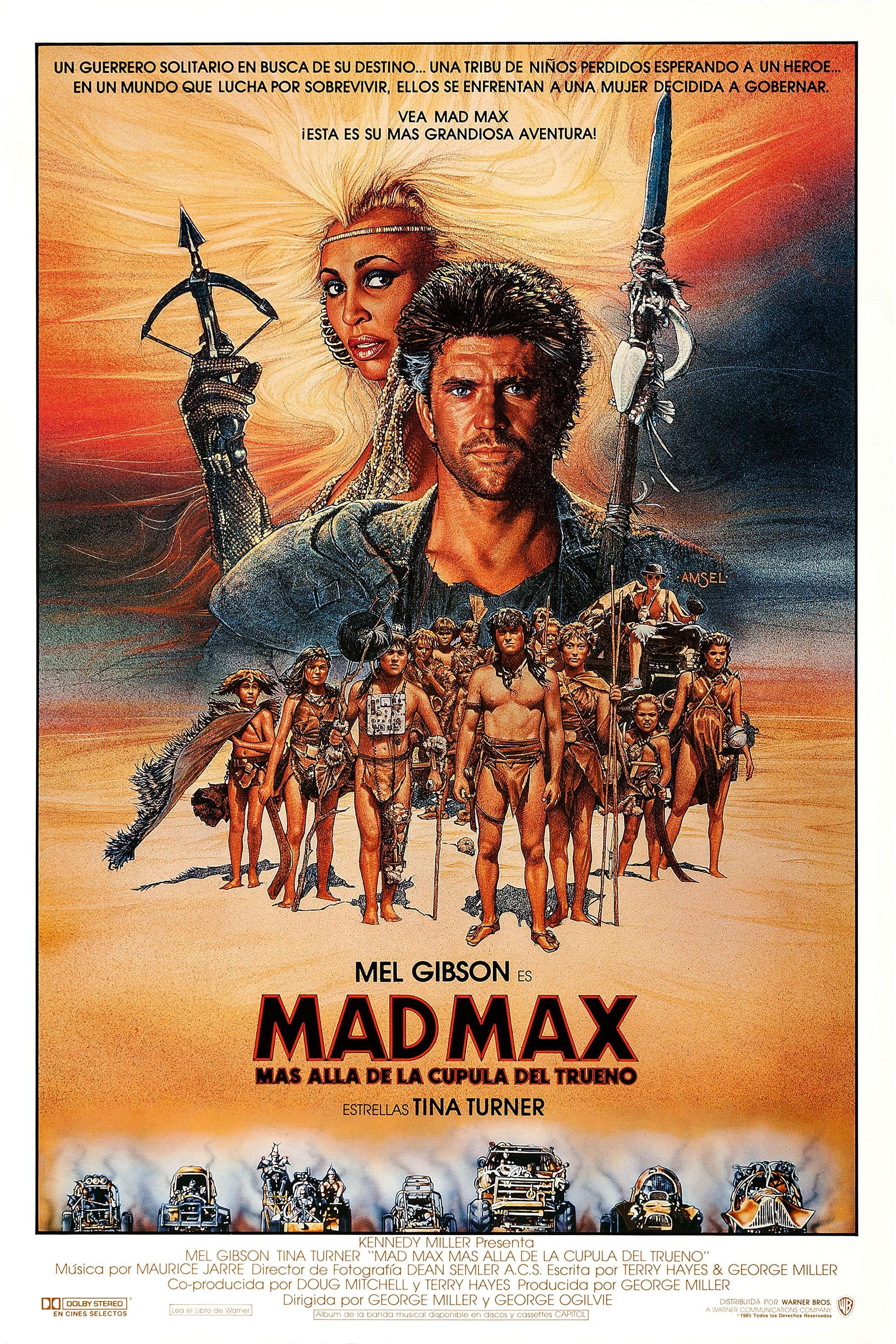 Постер фильма Безумный Макс 3: Под куполом грома | Mad Max Beyond Thunderdome