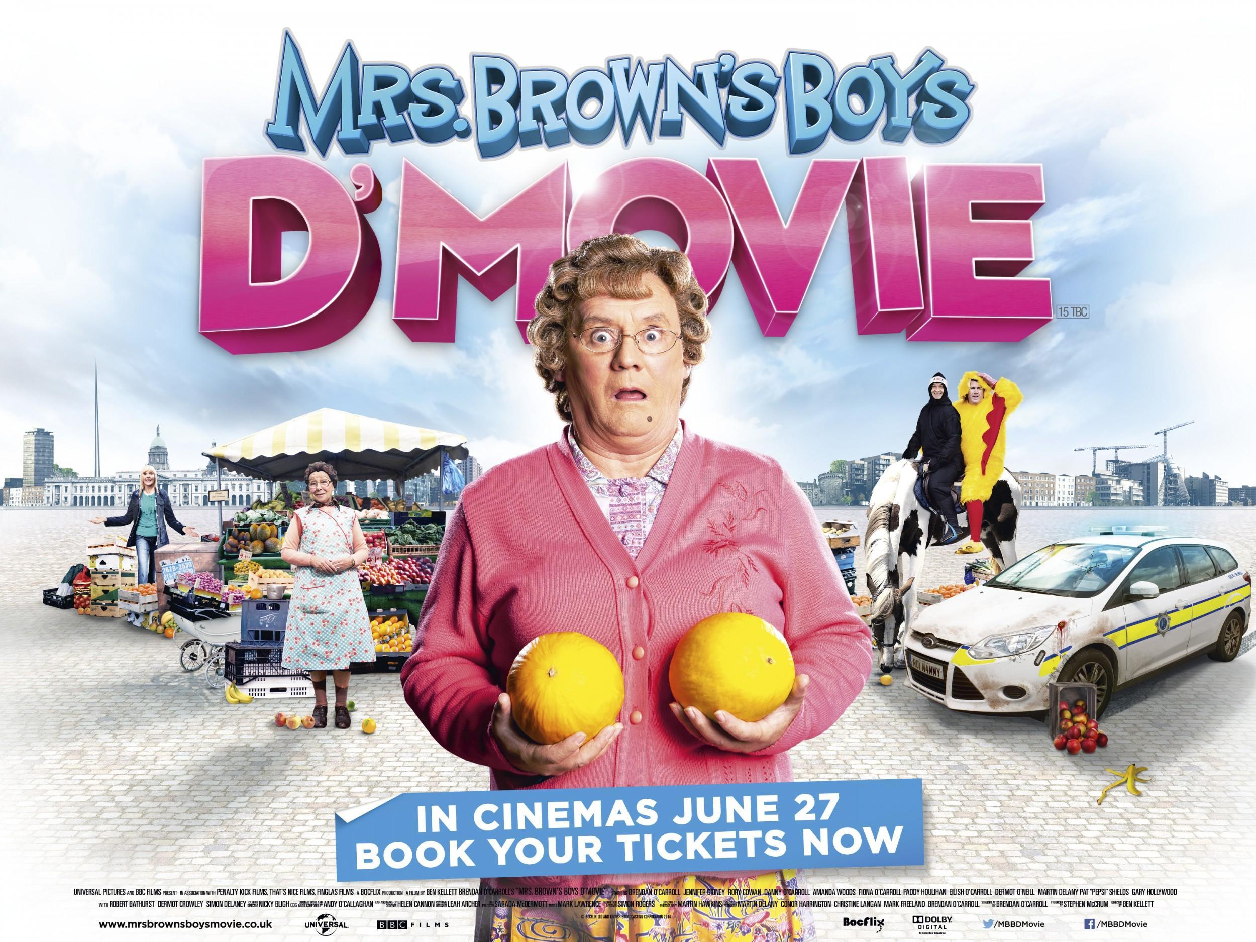 Постер фильма Мальчики миссис Браун | Mrs. Brown's Boys D'Movie