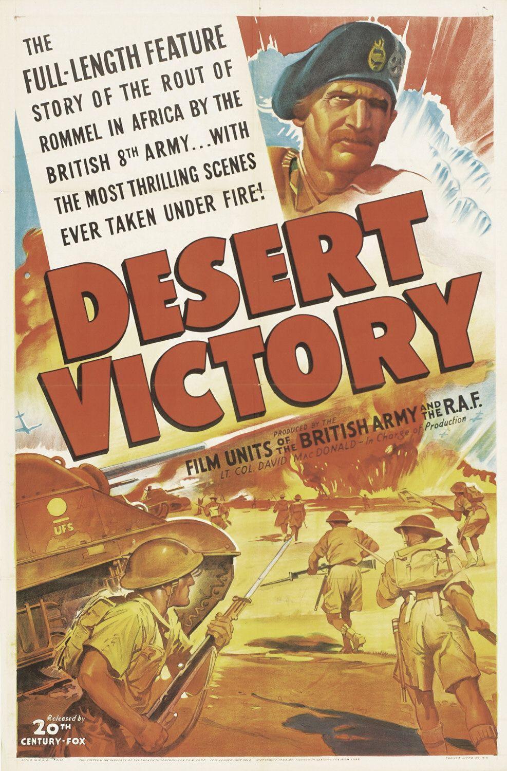 Постер фильма Desert Victory