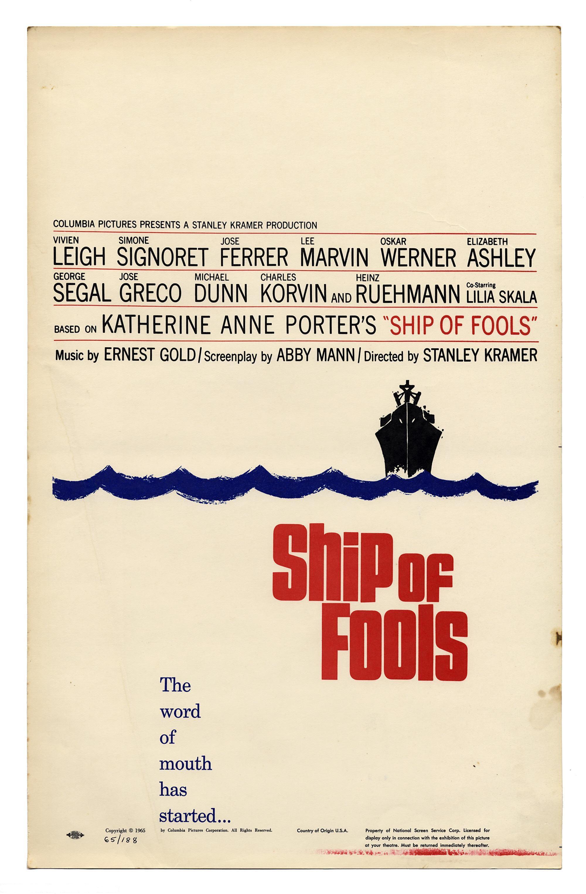 Постер фильма Корабль дураков | Ship of Fools