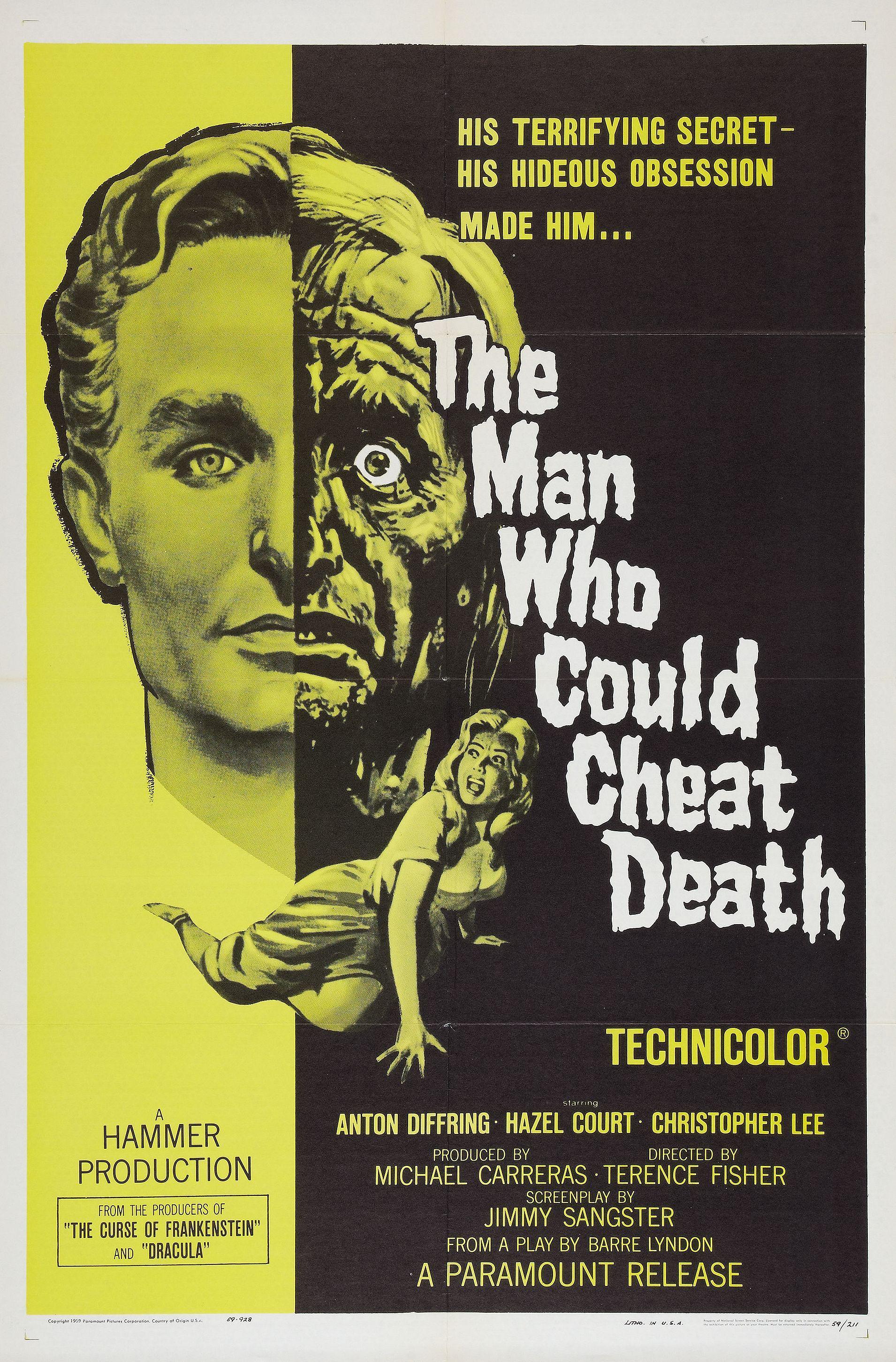 Постер фильма Man Who Could Cheat Death