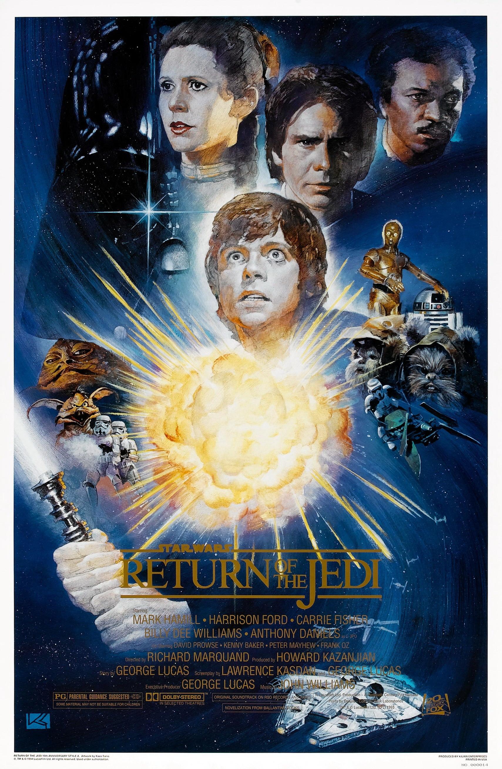 Постер фильма Звездные войны: Эпизод 6 - Возвращение Джедая | Star Wars: Episode VI - Return of the Jedi