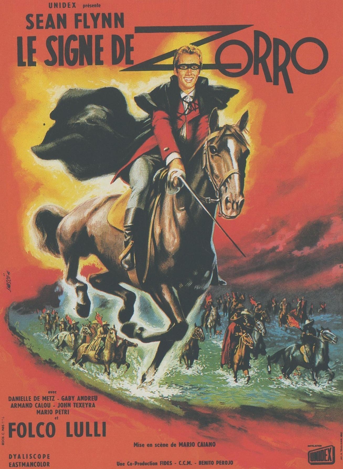 Постер фильма segno di Zorro