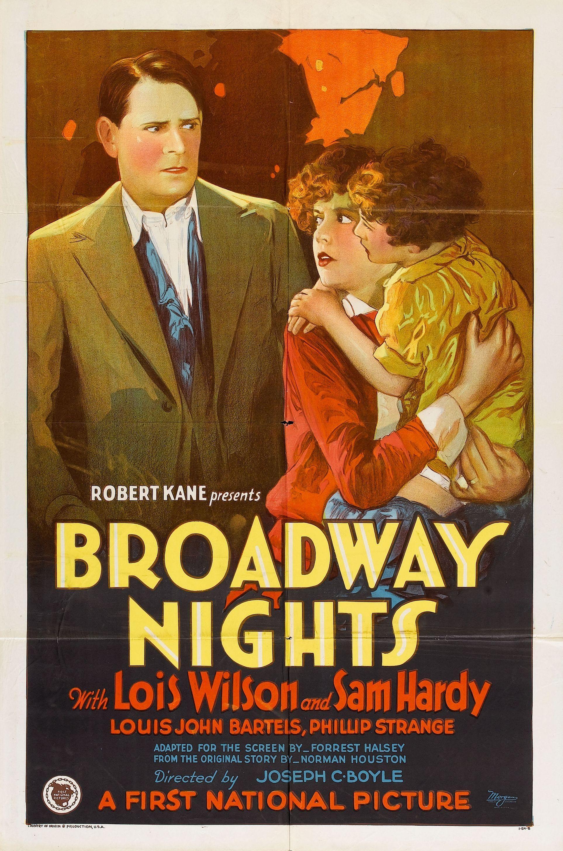 Постер фильма Бродвейские ночи | Broadway Nights