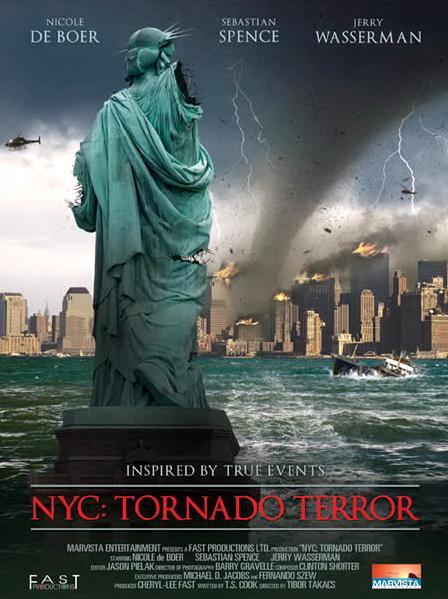 Постер фильма Ужас торнадо в Нью-Йорке | NYC: Tornado Terror