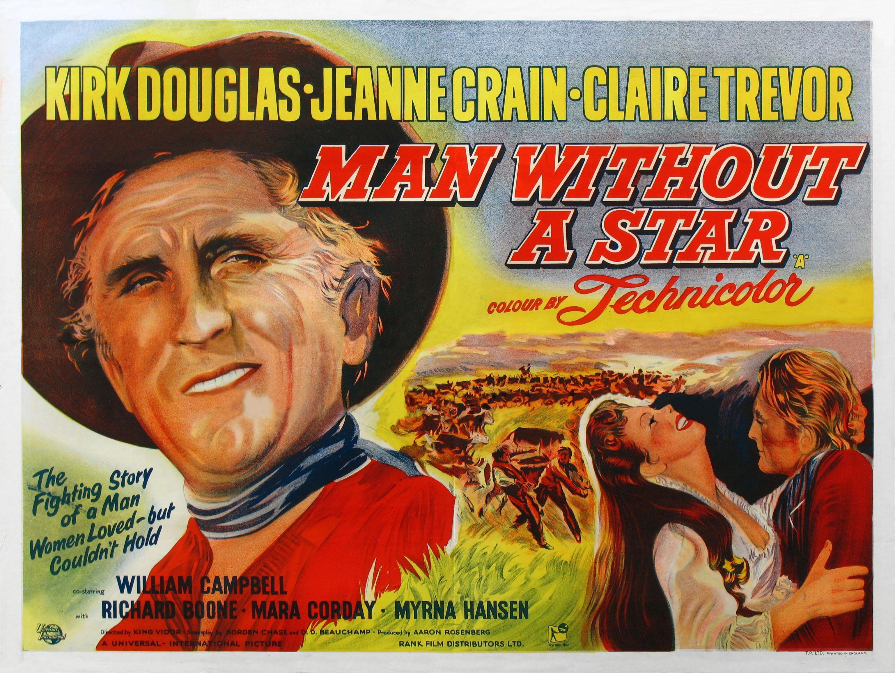 Постер фильма Человек без звезды | Man Without a Star