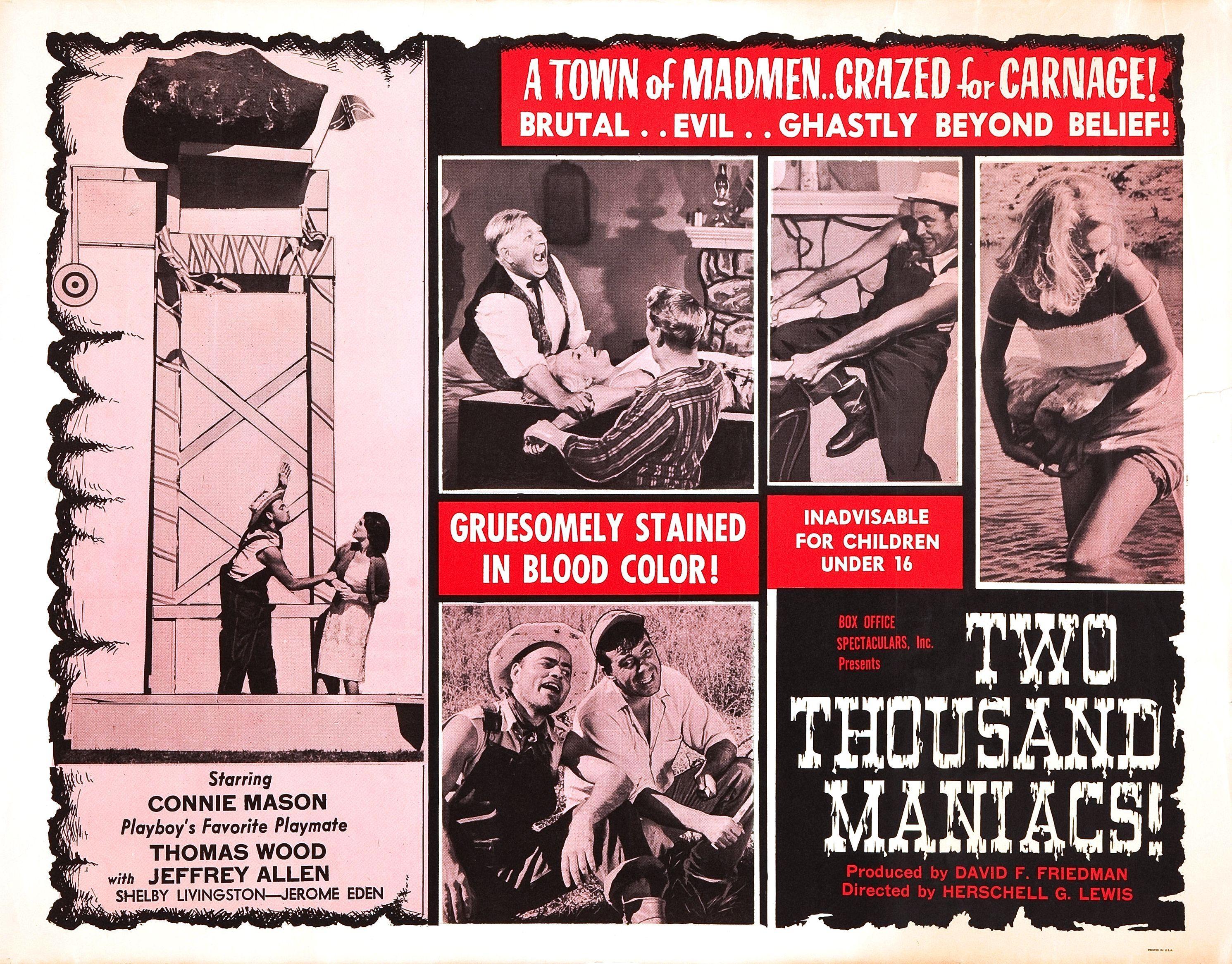 Постер фильма Две тысячи маньяков | Two Thousand Maniacs!