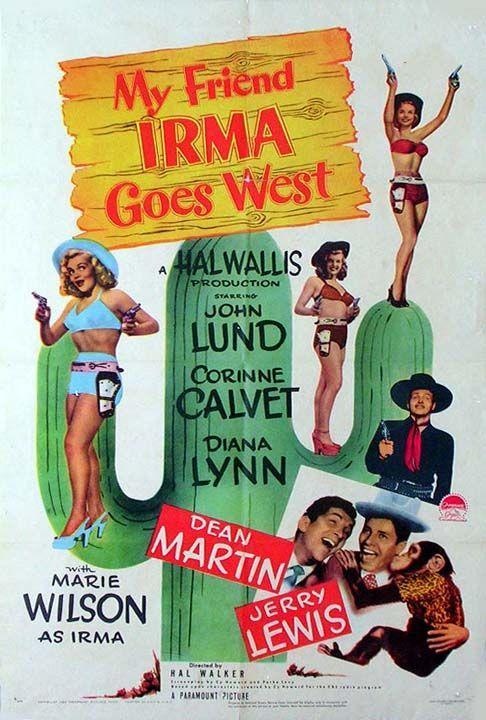 Постер фильма Моя подруга Ирма едет на Запад | My Friend Irma Goes West