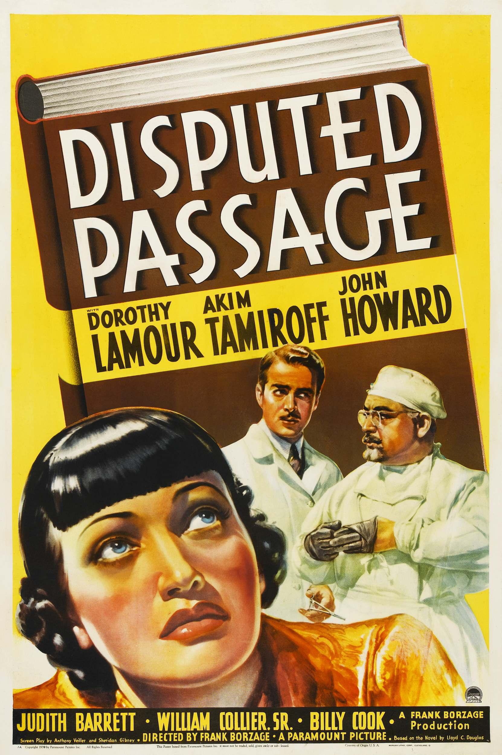 Постер фильма Disputed Passage