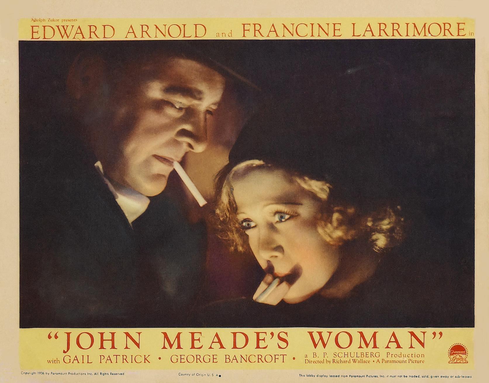 Постер фильма John Meade's Woman