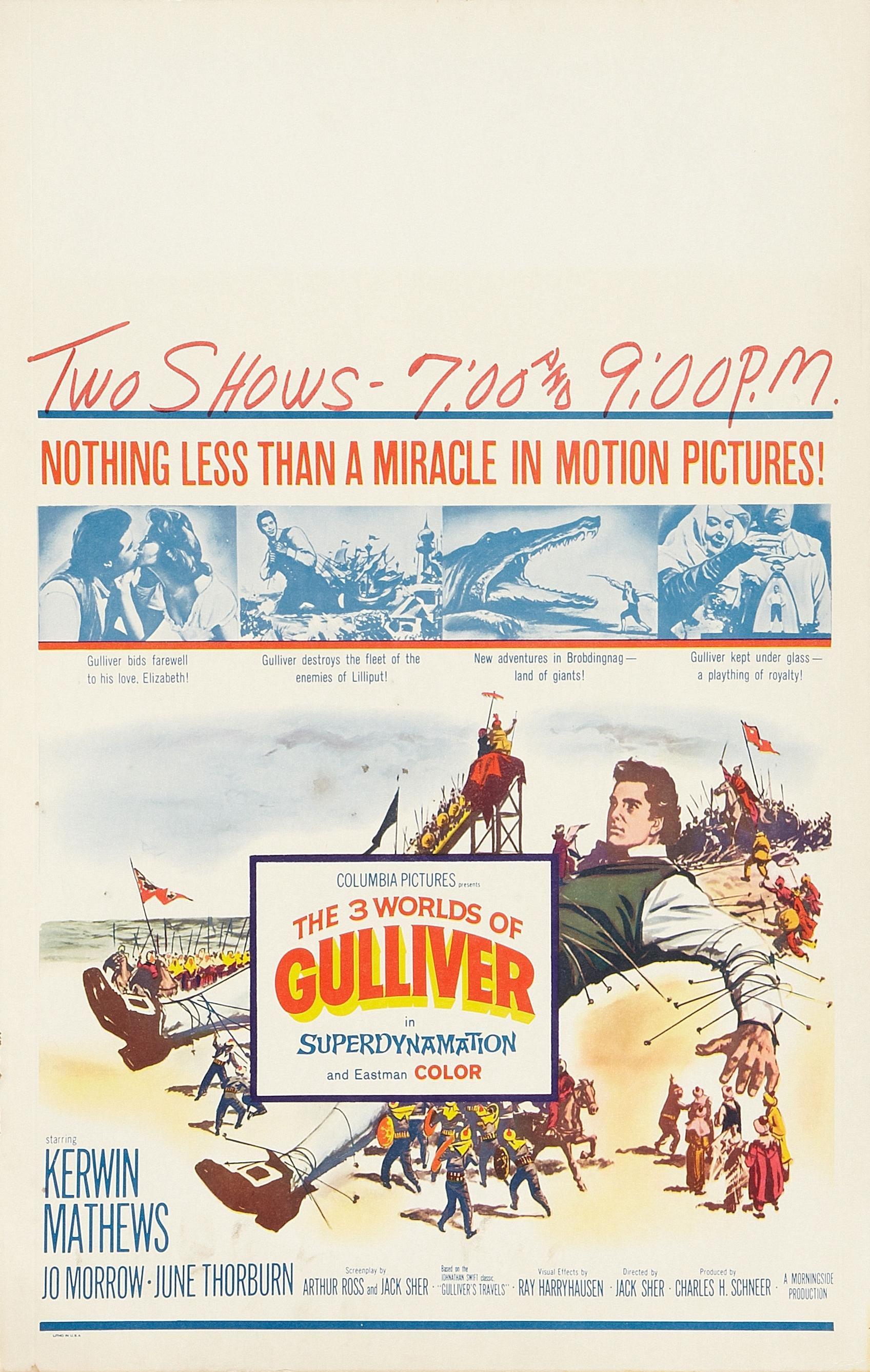 Постер фильма Лилипуты и великаны | 3 Worlds of Gulliver