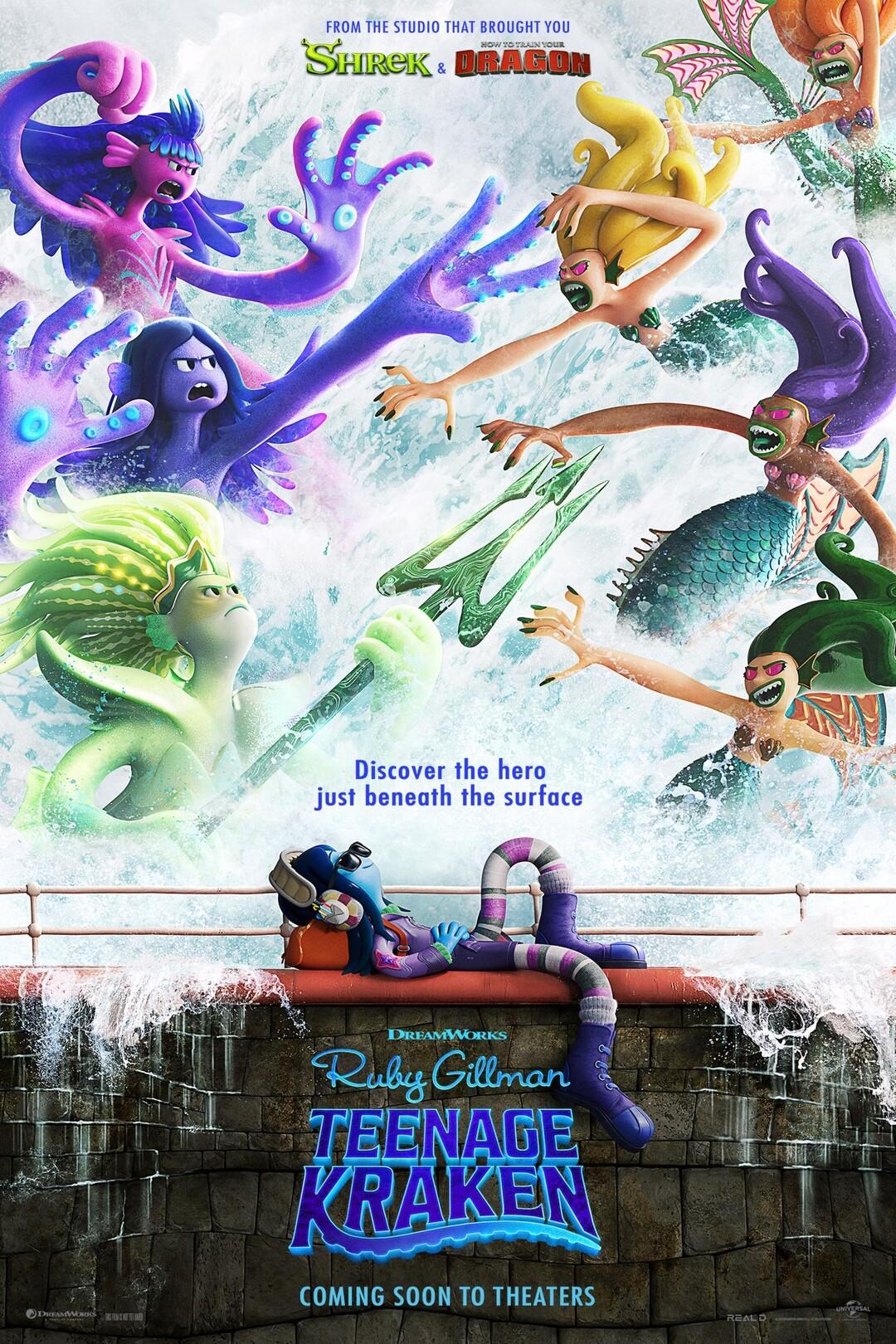 Постер фильма Руби Гильман: Приключения кракена-подростка | Ruby Gillman, Teenage Kraken