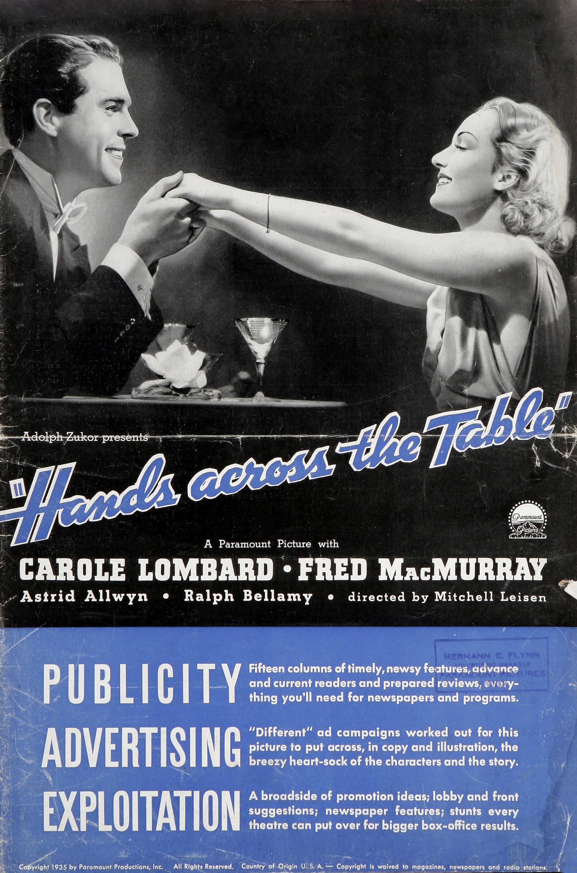 Постер фильма Hands Across the Table
