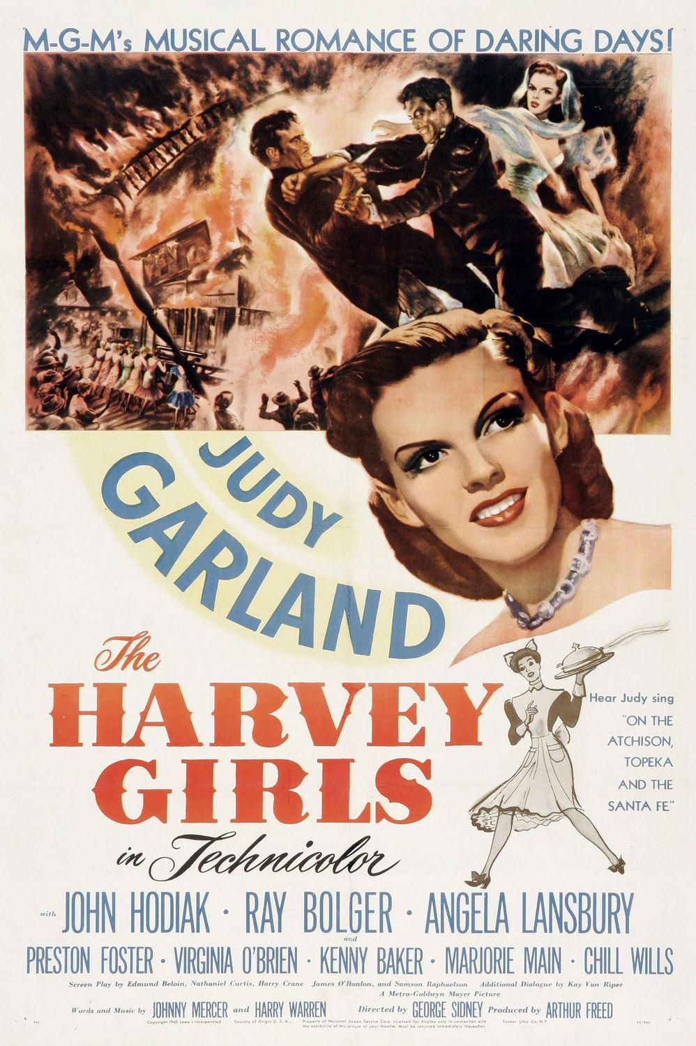 Постер фильма Девушки Харвея | Harvey Girls