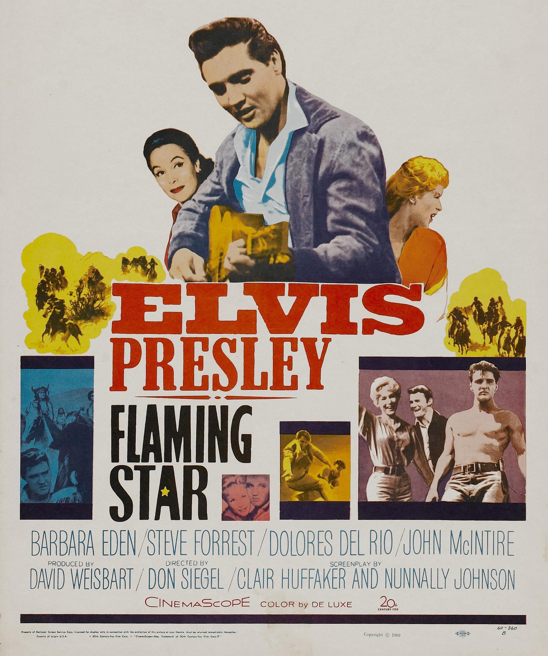 Постер фильма Пламенеющая звезда | Flaming Star